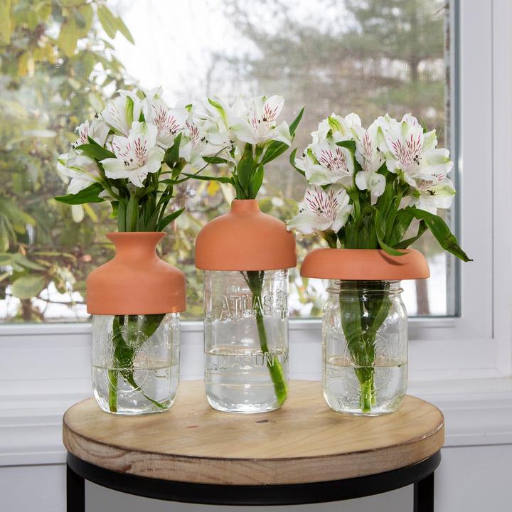 Produktbild Kikkerland Terracotta Collars (3x)