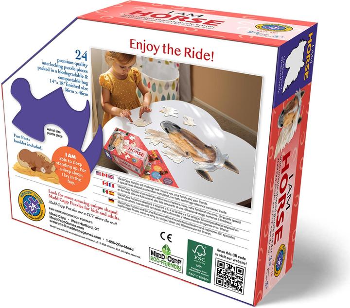 Actual product image Madd Capp I AM HORSE 24 PUZZLE - pre-school (24 pieces)