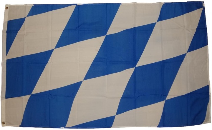 Produktbild trends4cents Flagge Bayern Raute 90 x 150 cm Fahne mit 2 Ösen 100g/m² Stoffgewicht Hissflagge Hiss