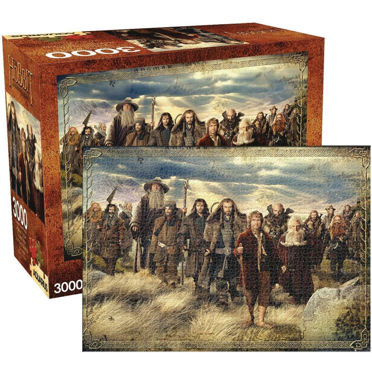 Aquarius Lo Hobbit: Un viaggio inatteso Mappa puzzle (3000 pezzi) (3000 pezzi)
