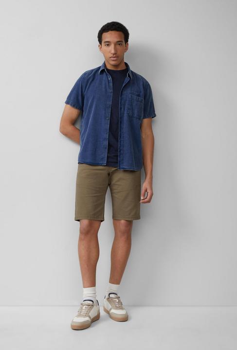 Produktbild S.Oliver T-Shirt T-Shirt mit Flammgarnstruktur und Rückenprint (XL)