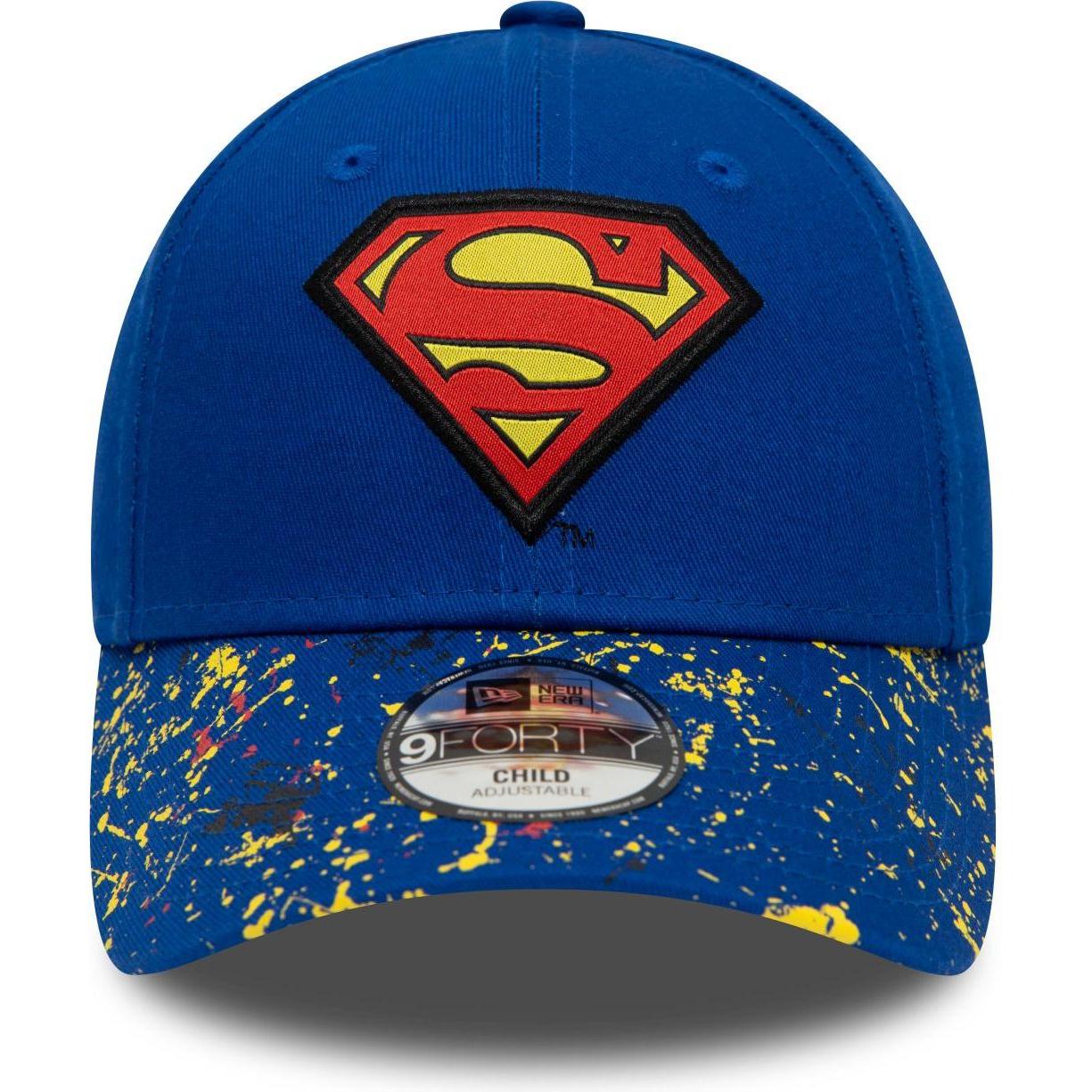 Thumbnail - New Era, Jungen, Cap, 9Forty Kinder Cap - PAINTED Superman royal - Child, Blau, (53, 52 C, 54 C)