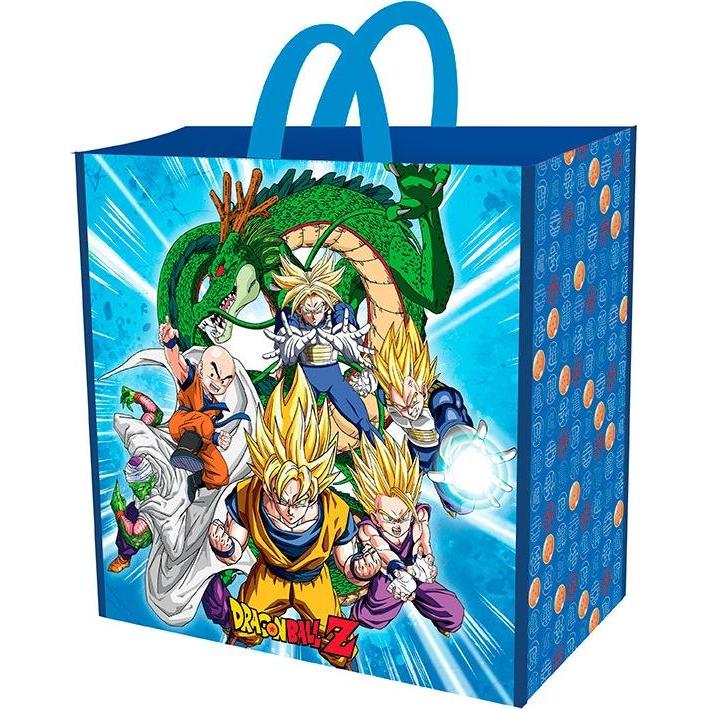 ABYstyle, Borsa + Trolley da spesa, Dragon Ball Shopping Bag: DBZ/Super Saiyans 40cm