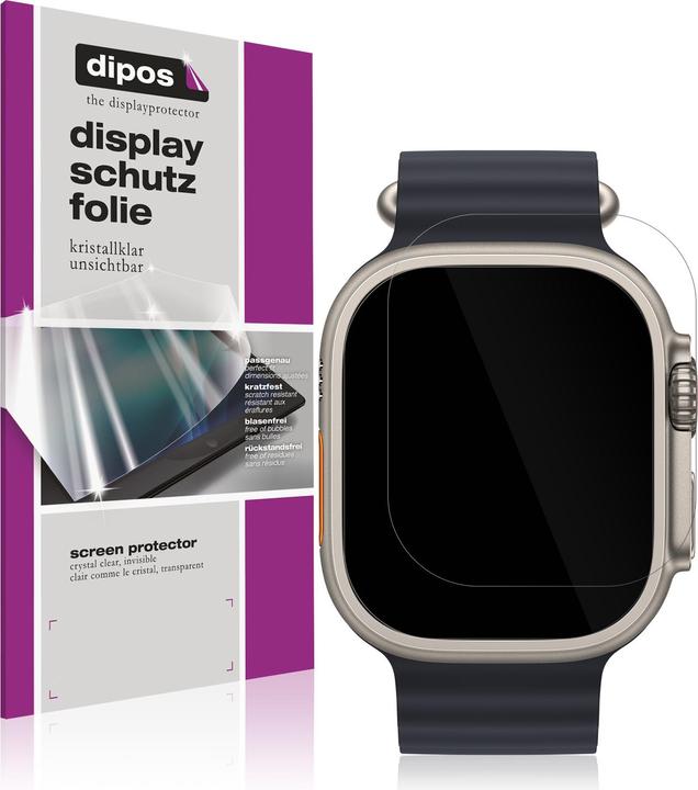 Image du produit Dipos Film de Protection d’écran Crystalclear (Apple Watch Ultra)