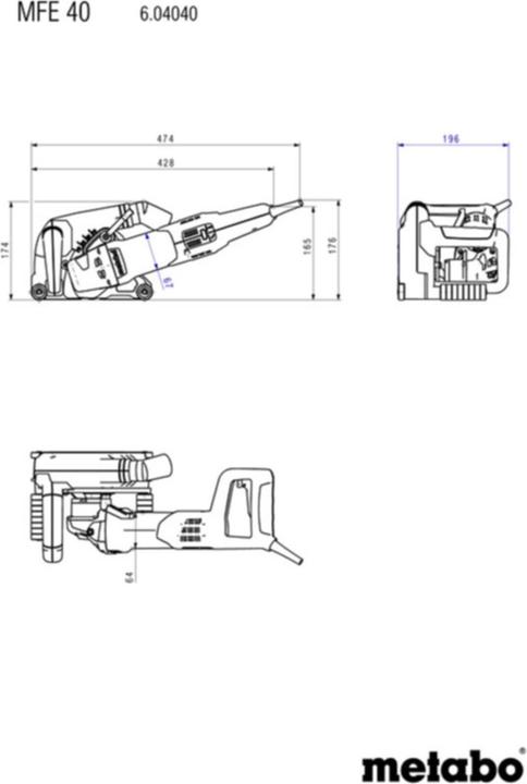 Produktbild Metabo MFE 40