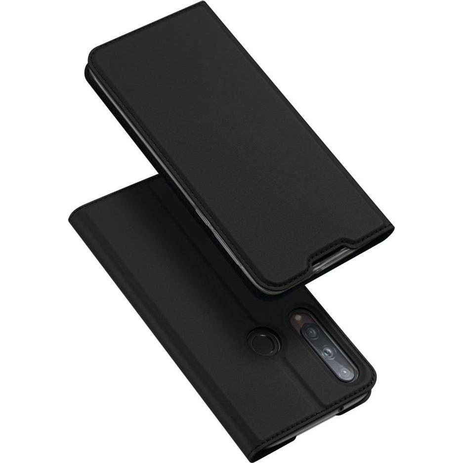 Dux Ducis Skin Pro Series Bookcover (Huawei P40 Lite E), Smartphone Hülle, Schwarz