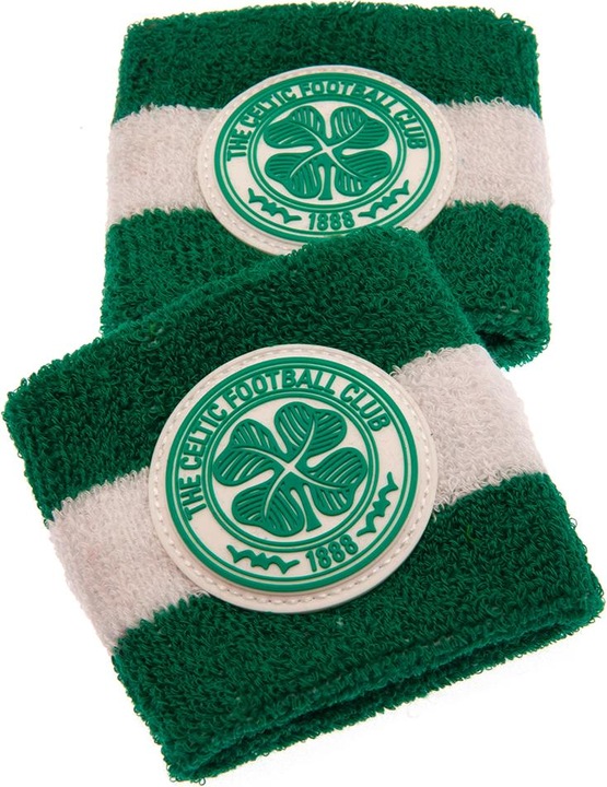 Actual product image Celtic FC Wristband (Pack of 2) (100% synthetic material)
