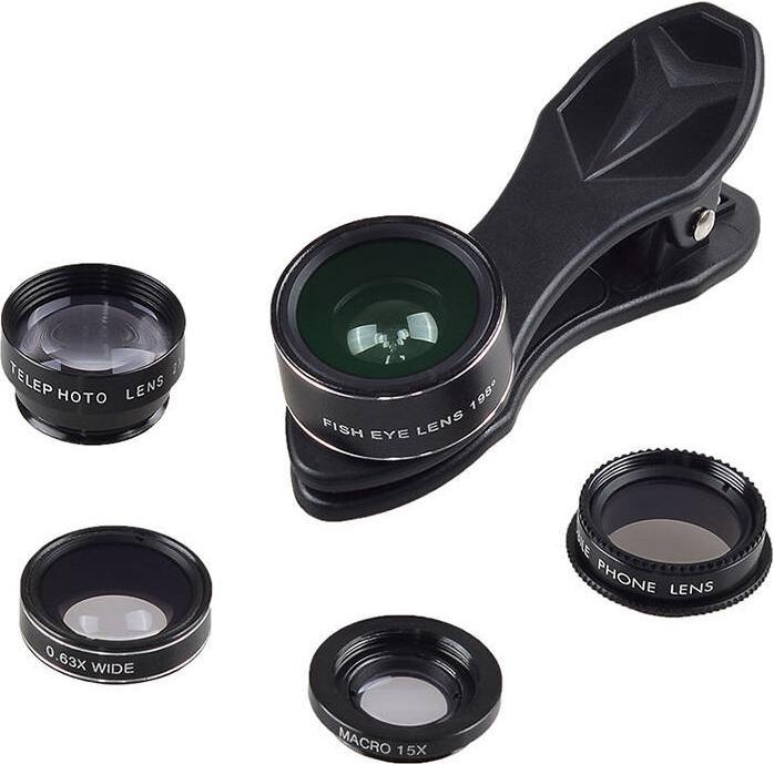 Apexel APL-DG5H 5-in-1 Mobile Lens Kit