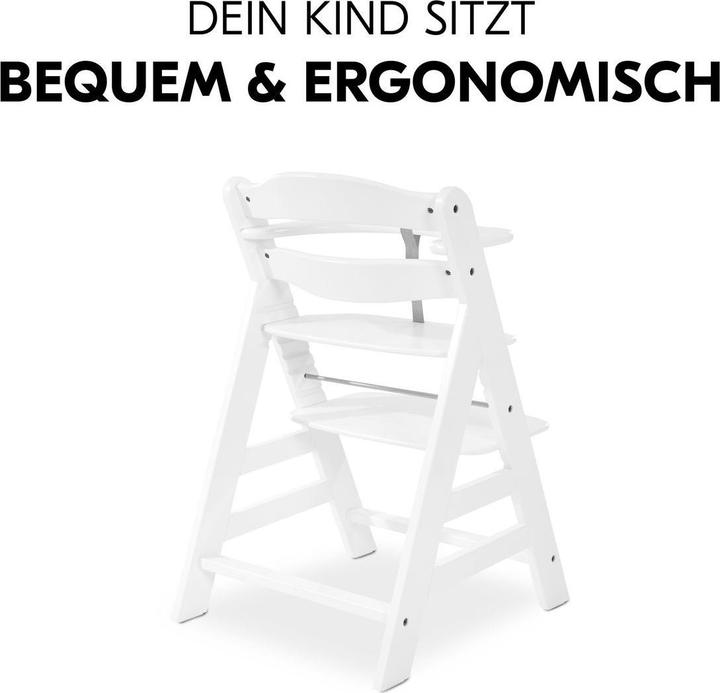 Produktbild Hauck Hochstuhl Alpha Plus - im Sparset inkl. Sitzkissen (Treppenhochstuhl)