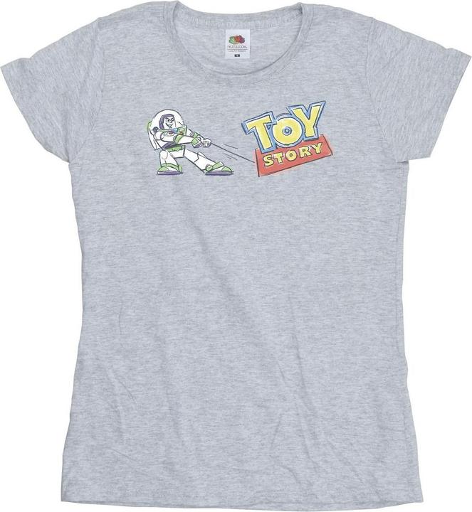 Image du produit Disney - T-shirt TOY STORY BUZZ PULLING LOGO - Femme (M)