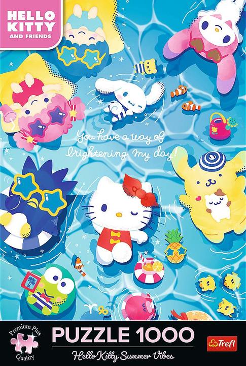 Actual product image Trefl Puzzle Premium Plus 1000 – Hello Kitty (1000 pieces)