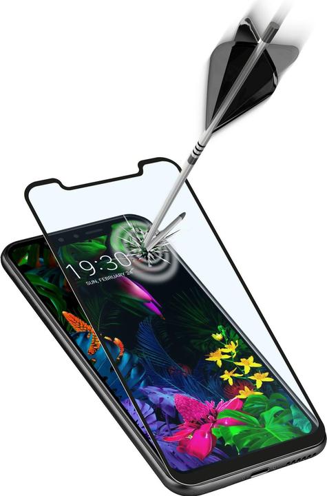 Produktbild Cellularline Tempered glass for LG G8s, black (1 Stk., LG G8s ThinQ)