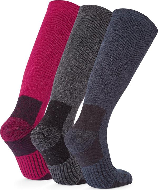 Actual product image TOG24 Womens/Ladies Villach Trekking Socks (Pack of 3) (35.5 - 38)