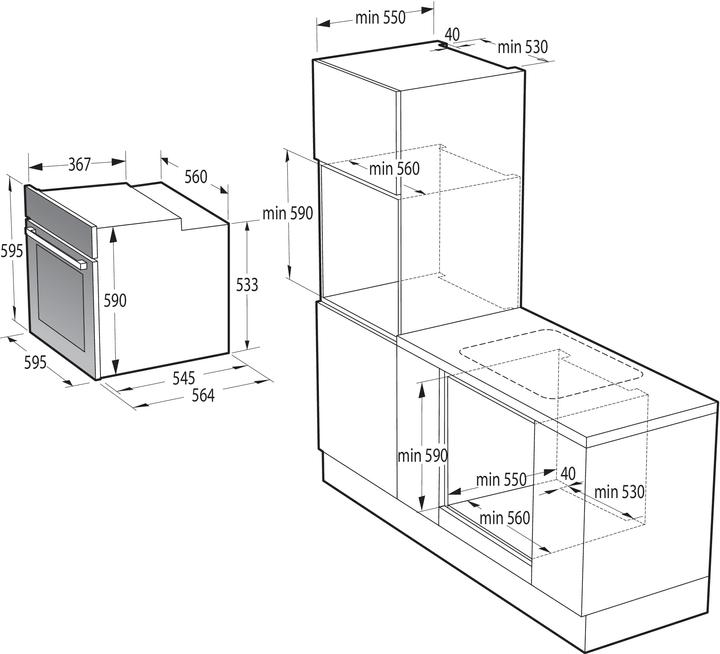 Actual product image Gorenje BPS 6737 E02B