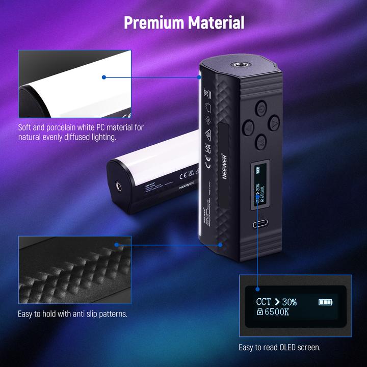 Actual product image Neewer Lamp TL96RGB LED RGB 2500-8500K