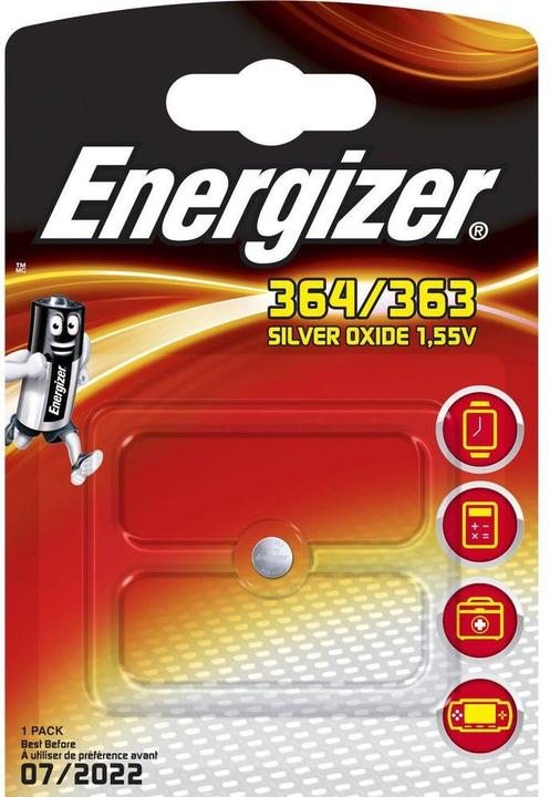 Actual product image Energizer Silver Oxide 364/363 (1 pcs., SR60, 23 mAh)