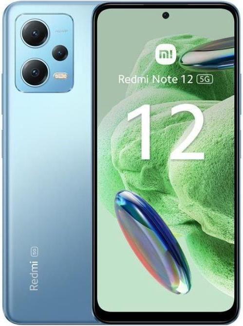 Immagine prodotto Xiaomi Redmi Note 12 5G (128 GB, Blu ghiaccio, 6.67", Doppia SIM Ibrida, 48 Mpx, 5G)