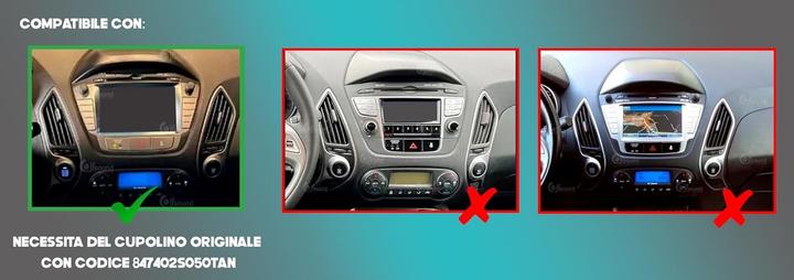 Actual product image JFSound Hyundai IX35 Android GPS Bluetooth WiFi USB DAB+ CarPlay Android Auto Touchscreen (Android car)