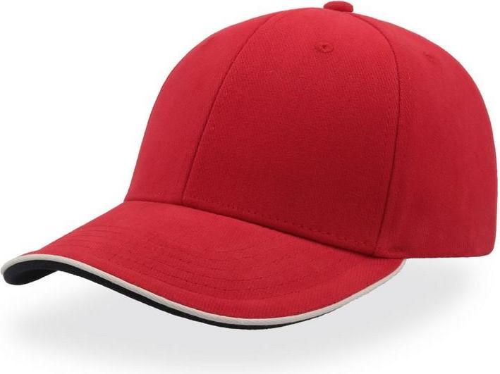 Actual product image Pilot Piping Sandwich Premium Brush Cotton 6 Panel Cap