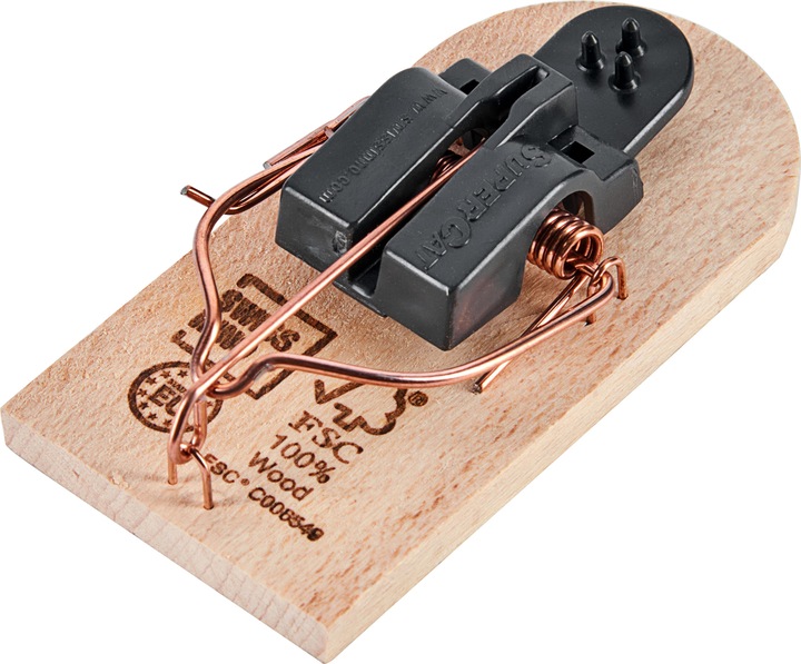 Productafbeelding Super Cat Holz-Mausefalle Set
