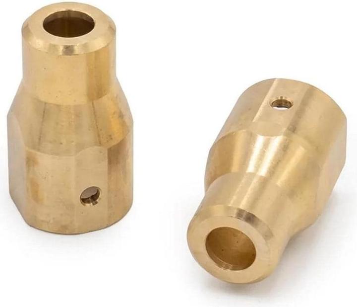 Produktbild Hobbytech Messing Radaufnahme (hinten) CRX2, X-Perf, Zubehörtyp