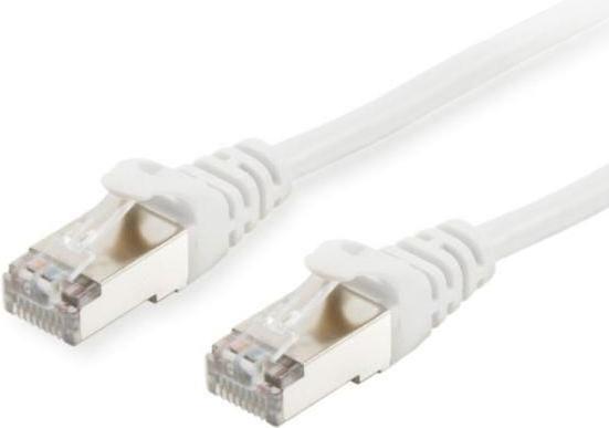 equip Patch cable Cat6A S/FTP 2xRJ45 0.15m white (S/FTP, CAT6a, 0.15 m)