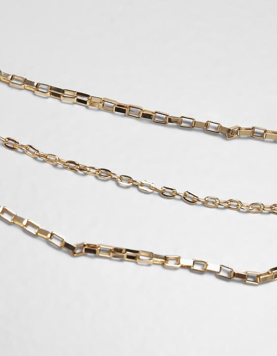 Immagine prodotto Urban Classics Collana con amuleto a strati (Materiale superiore 1: 70% ferro 30% lega di zinco, Array)