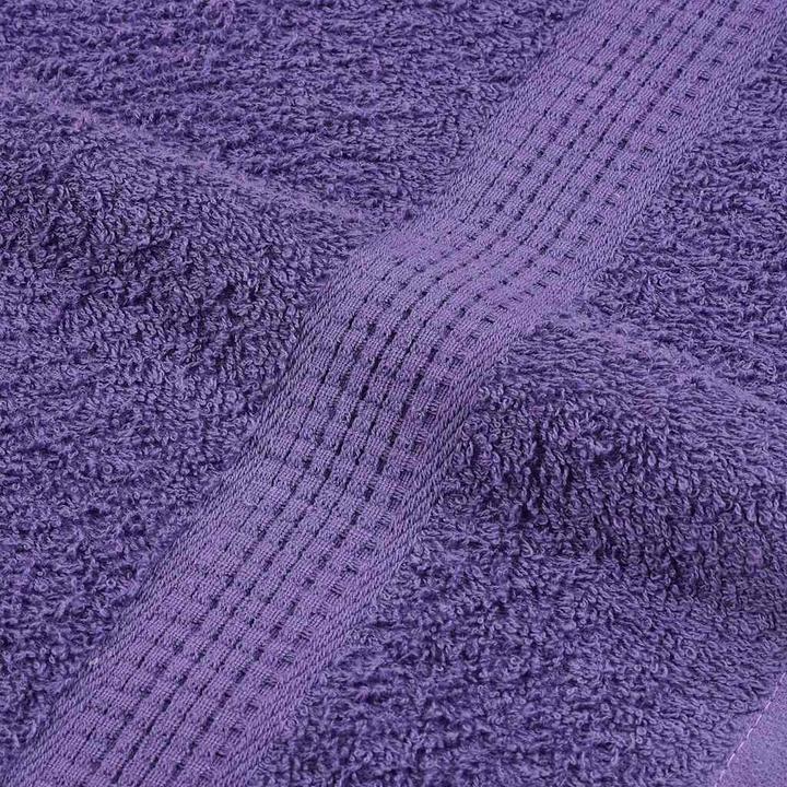 Actual product image vidaXL Bath towels 4 pcs. Purple 100x150 cm 360 g/m² 100% cotton shower towel (100 x 150 cm)
