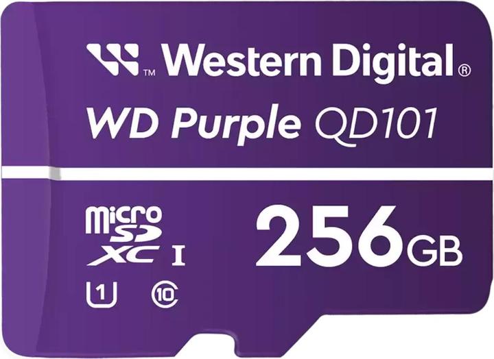 Image du produit WD Carte microSD Purple SC Ultra Endurance 256 GB (256 Go, microSDXC)