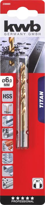 Actual product image kwb TITANHSSpiral drill (6 mm)
