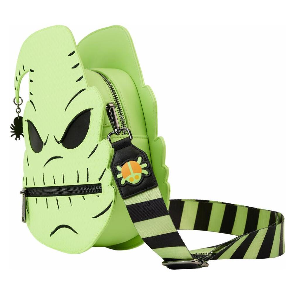 Loungefly, Handtasche, Nightmare Before Christmas By Umhängetasche Oogie Boogie Glow, Grün
