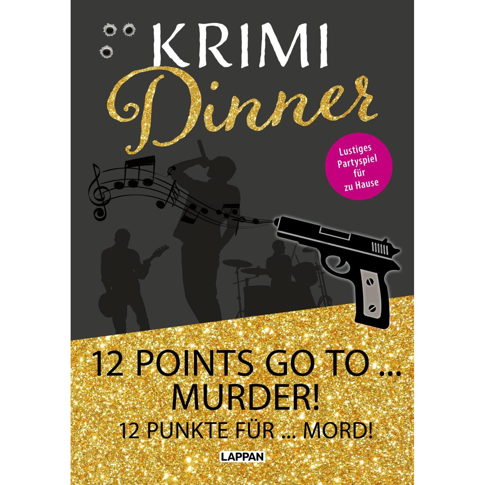 Thumbnail - Carlsen Interaktives Krimi-Dinner-Buch: 12 points go to... murder! (Deutsch)