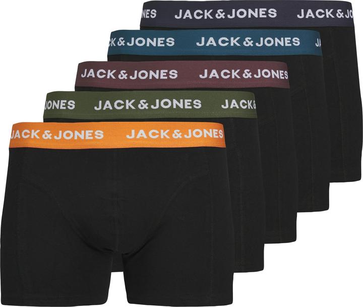 Immagine prodotto Jack & Jones Jacoliver Solid Trunks 5 Pack Box (XXL, Confezione da 5 pezzi)