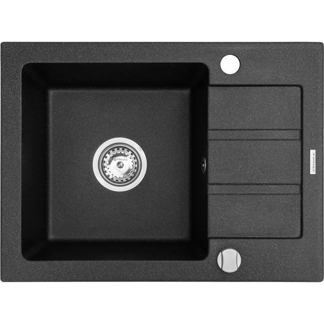 Maidsinks, Spülbecken, Spülbecken mit Abtropffläche Promo 62x44 1B 1D E070053701 (Einbauspüle mit Abtropffläche, 44 cm, ...