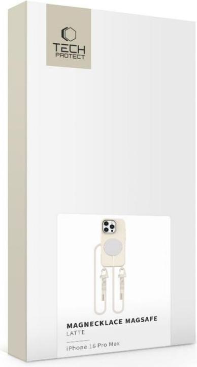 Produktbild Tech-Protect MagNecklace MagSafe Case for iPhone 16 Pro Max - Beige