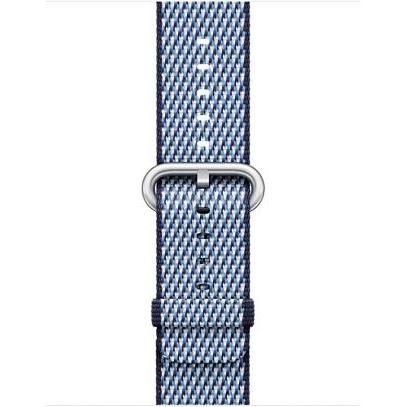 Apple Nylon (42 mm, gewebtes Nylon), Uhrenarmband, Blau
