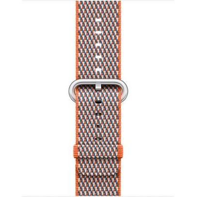 Apple Nylon (38 mm, gewebtes Nylon), Uhrenarmband, Orange