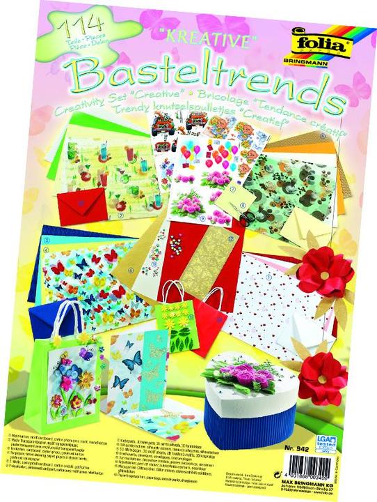 Produktbild Folia Basteltrends KREATIV, 114-teilig