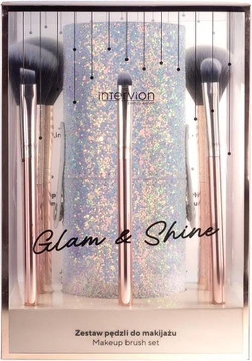 Inter Vion Intervion Makeup Brush Set With Glam&Shine Case (Set)