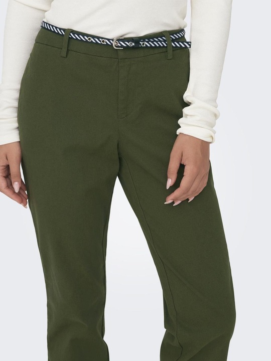 Actual product image Only Slim Fit Mid Waist Chino Trousers Chino Trousers (W44/L32)