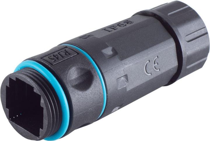 Actual product image Shiverpeaks S/CONN maximum connectivity network adapter patch cable coupling LSA connector, CAT 6, IP68, outdoor (Network coupling)