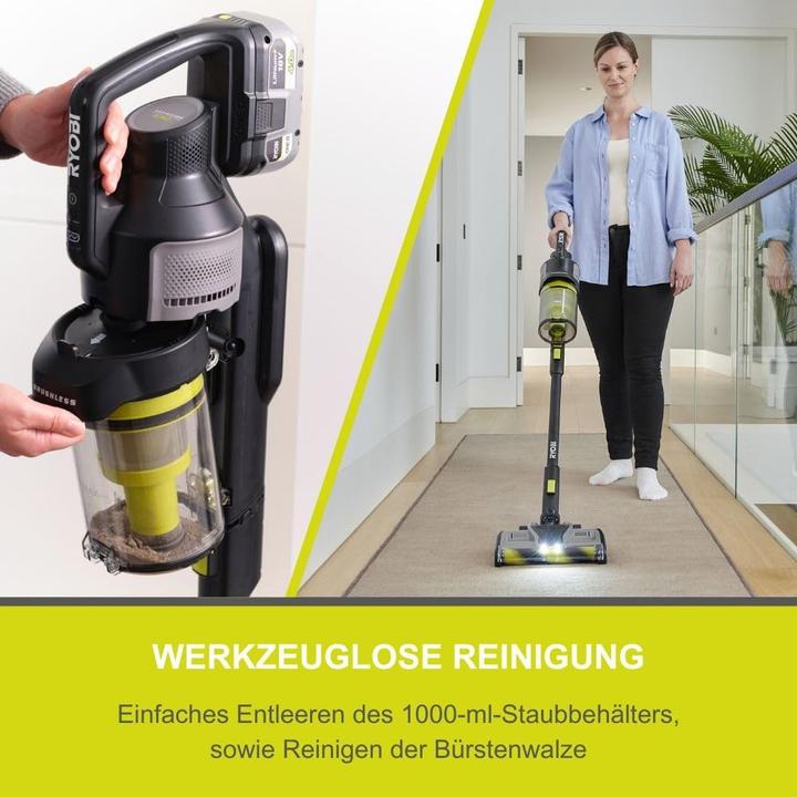 Image du produit Ryobi Akku-Sauger RASV18BL-0 ohne Akku und Ladegerät (Aspirateur sec)