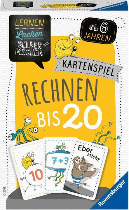 Actual product image Ravensburger Card game Arithmetic to 20 (German)