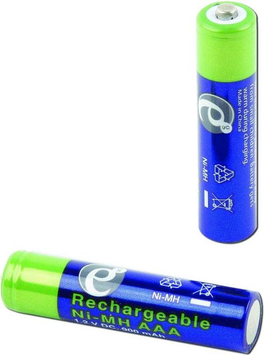 Produktbild Gembird EG-BA-AAA8R-01 Haushaltsbatterie Wiederaufladbarer Akku AAA Nickel-Metallhydrid (NiMH) (2 Stk., AAA, 850 mAh)