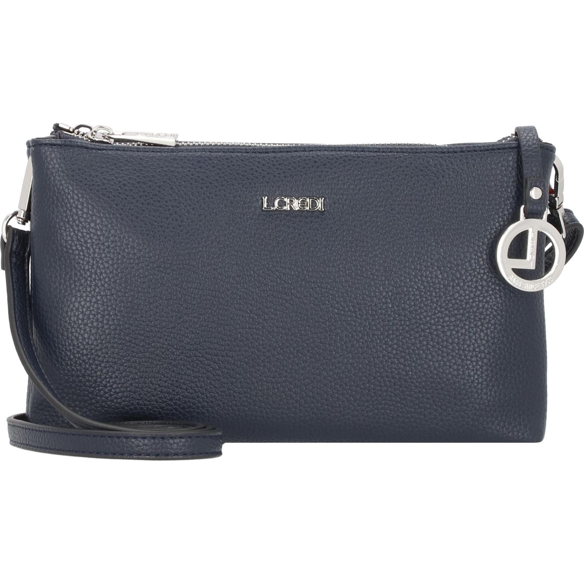 L.Credi, Handtasche, Ella Umhängetasche 14 cm, Blau