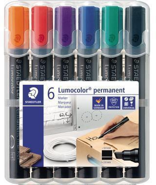 Produktbild Staedtler 350 Marker Lumocolor perm 6St (6x)