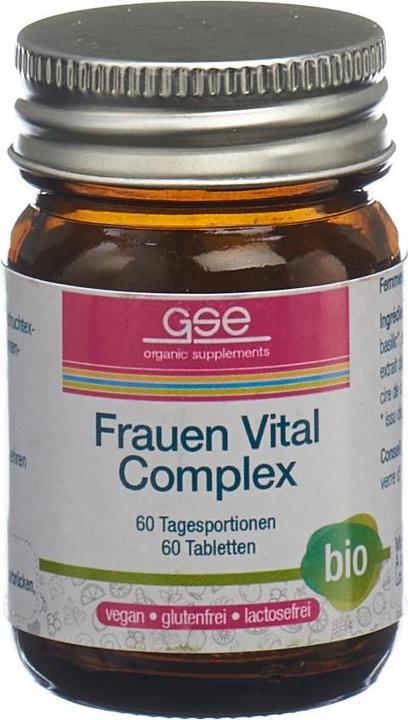 Actual product image GSE Femmes Vital Complexe bio cpr (60 Piece, Pills, 123 g)
