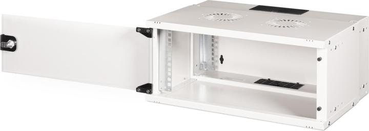 Image du produit Digitus Coffret mural 19" 4U, SOHO PRO 237 x 540 x 400 mm, gris (4 HE, Rack 19 pouces)