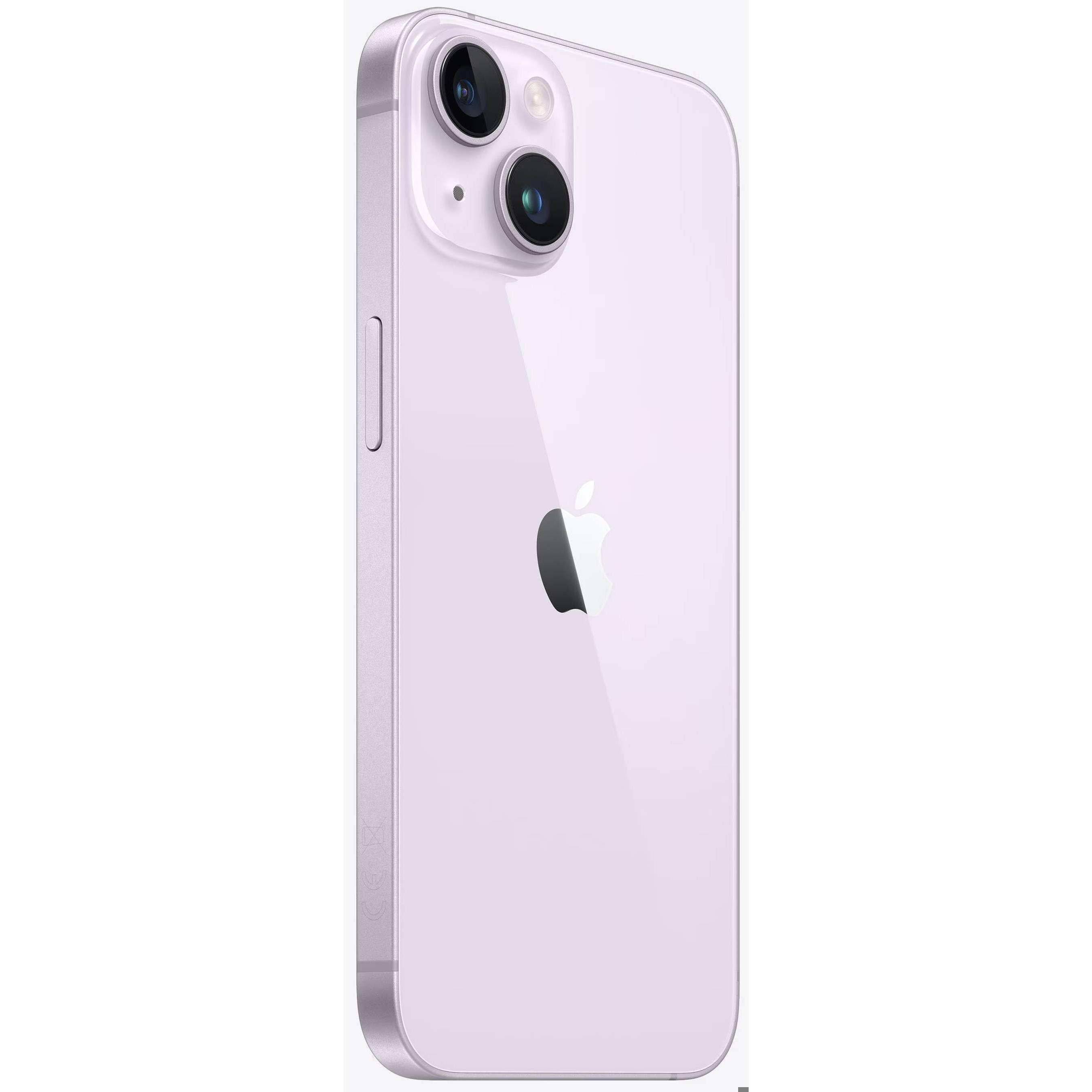 Thumbnail - Apple iPhone 14 (512 GB, Purple, 6.10", SIM + eSIM, 12 Mpx, 5G), Smartphone, Violett