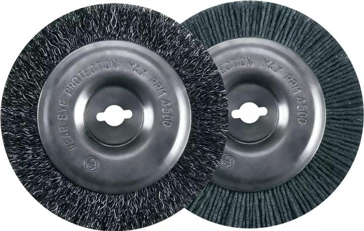 Actual product image Einhell Grout Cleaner Replacement Brushes Steel and Nylon